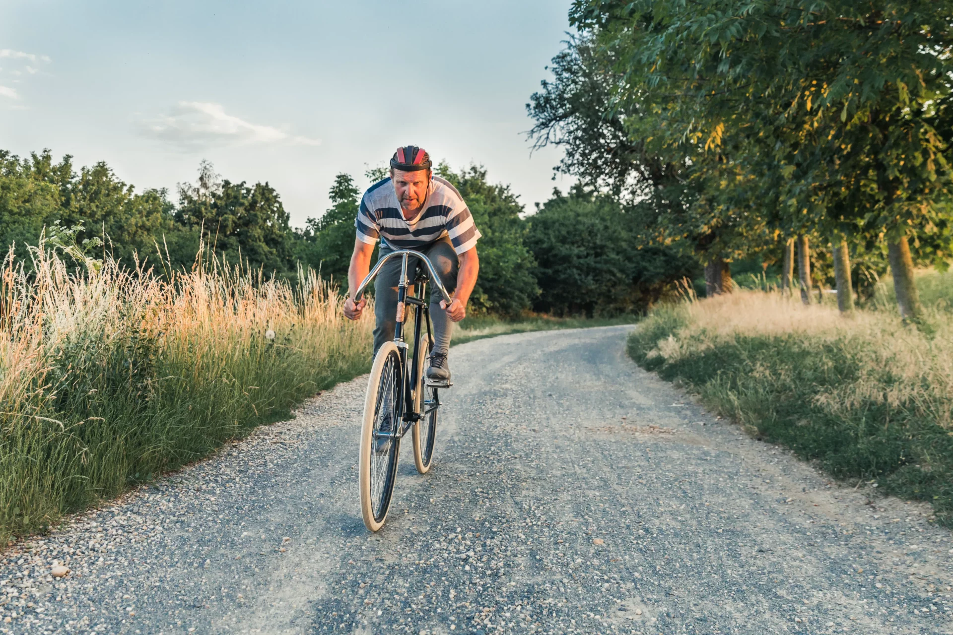 Vladimír Vidim na historickém kole Slavia.