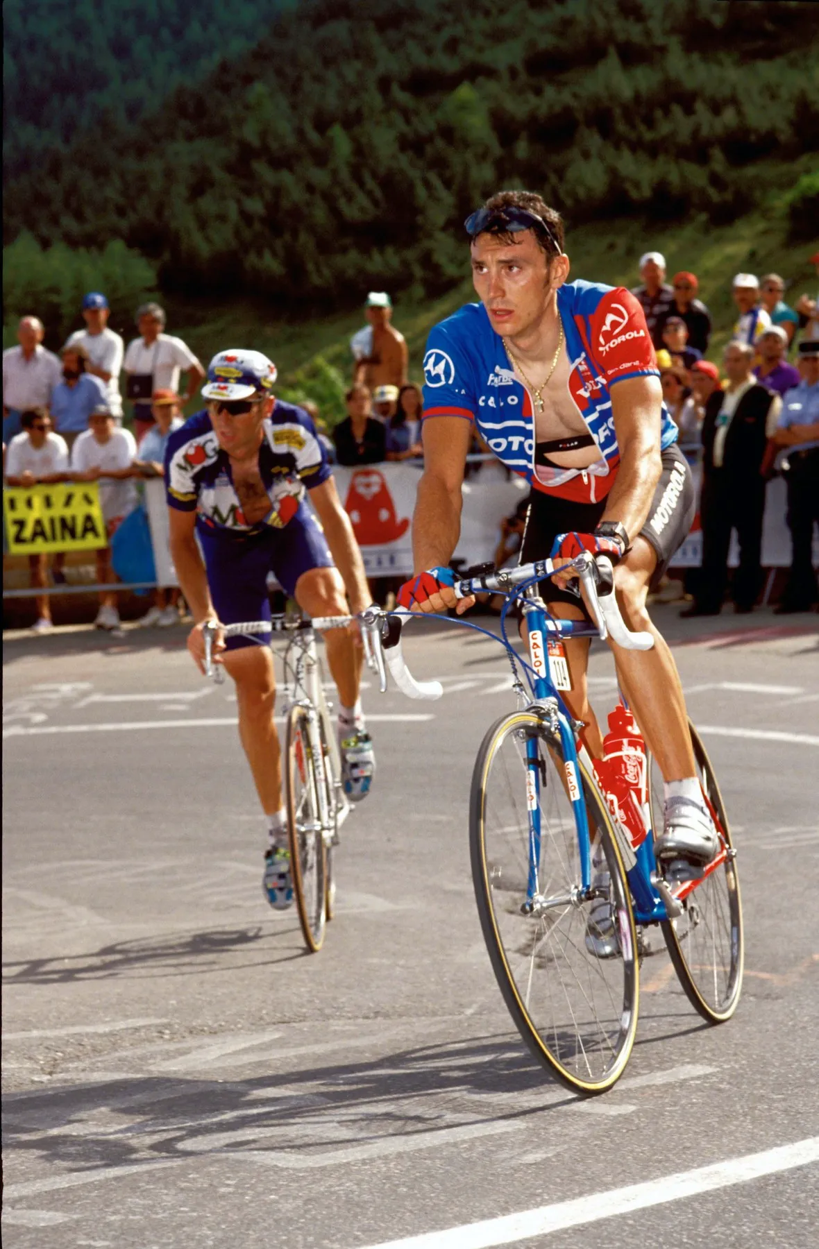 Fabio Casartelli na jednom z posledních snímků před nehodou na Tour de France.