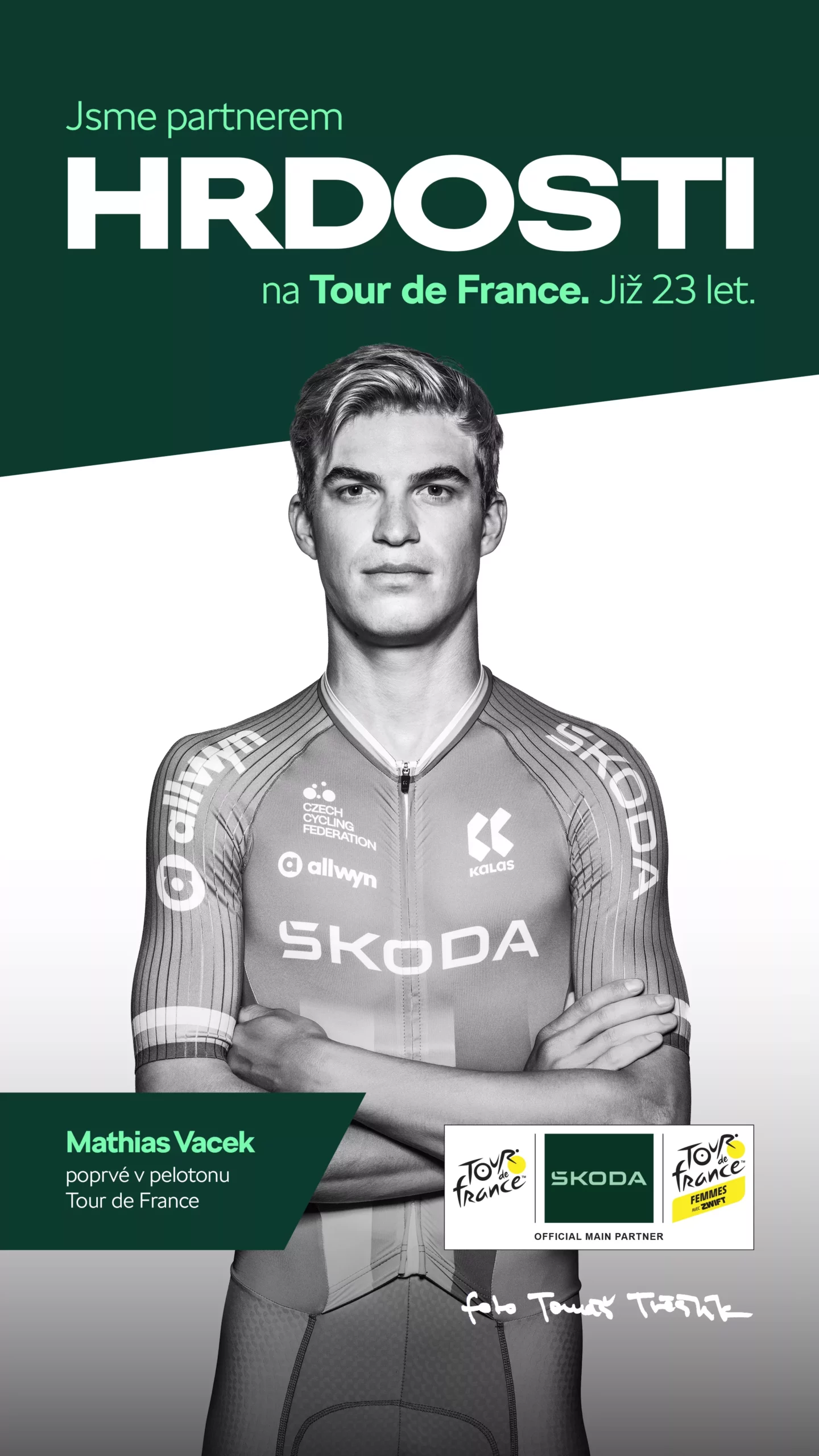 Plakát kampaně Tour de France 2