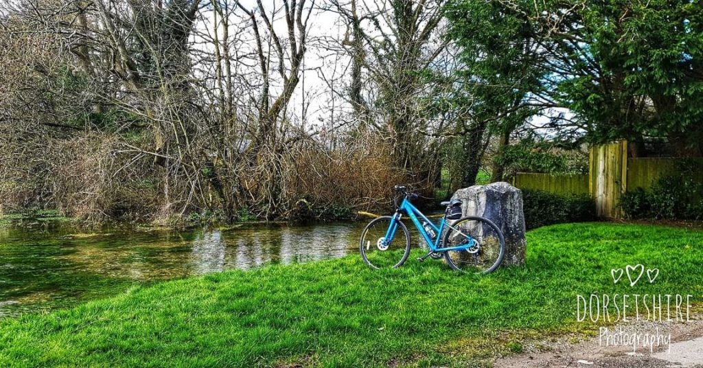 A bicycle outdoors