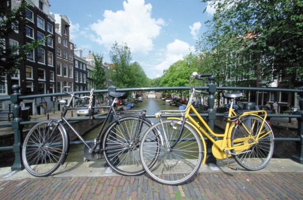 City bikes in Amsterdam