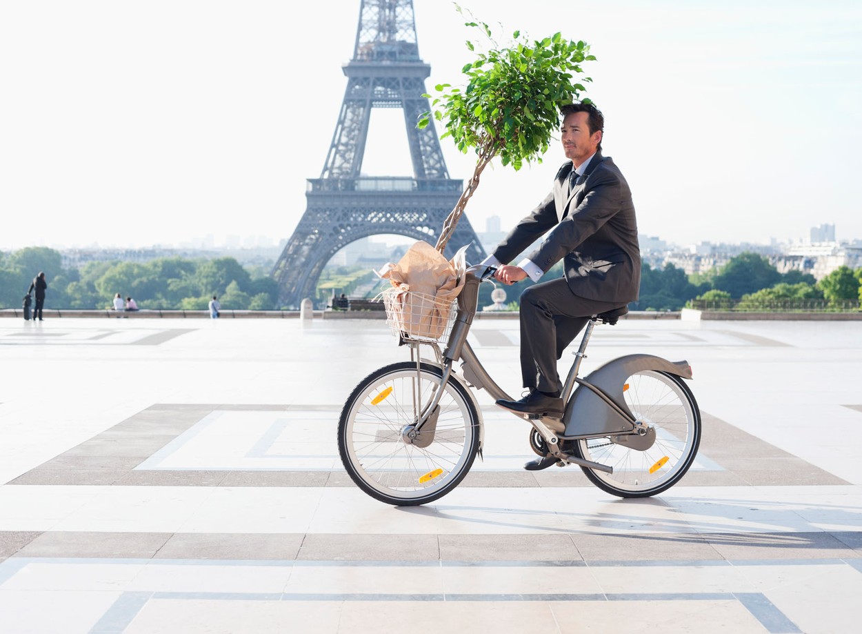 Paris is a truly bike-friendly city.