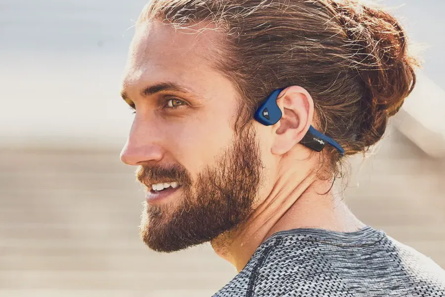 Open Ear Bone Conduction Headphones - Bluetooth Sports Earbuds For Running & Cycling