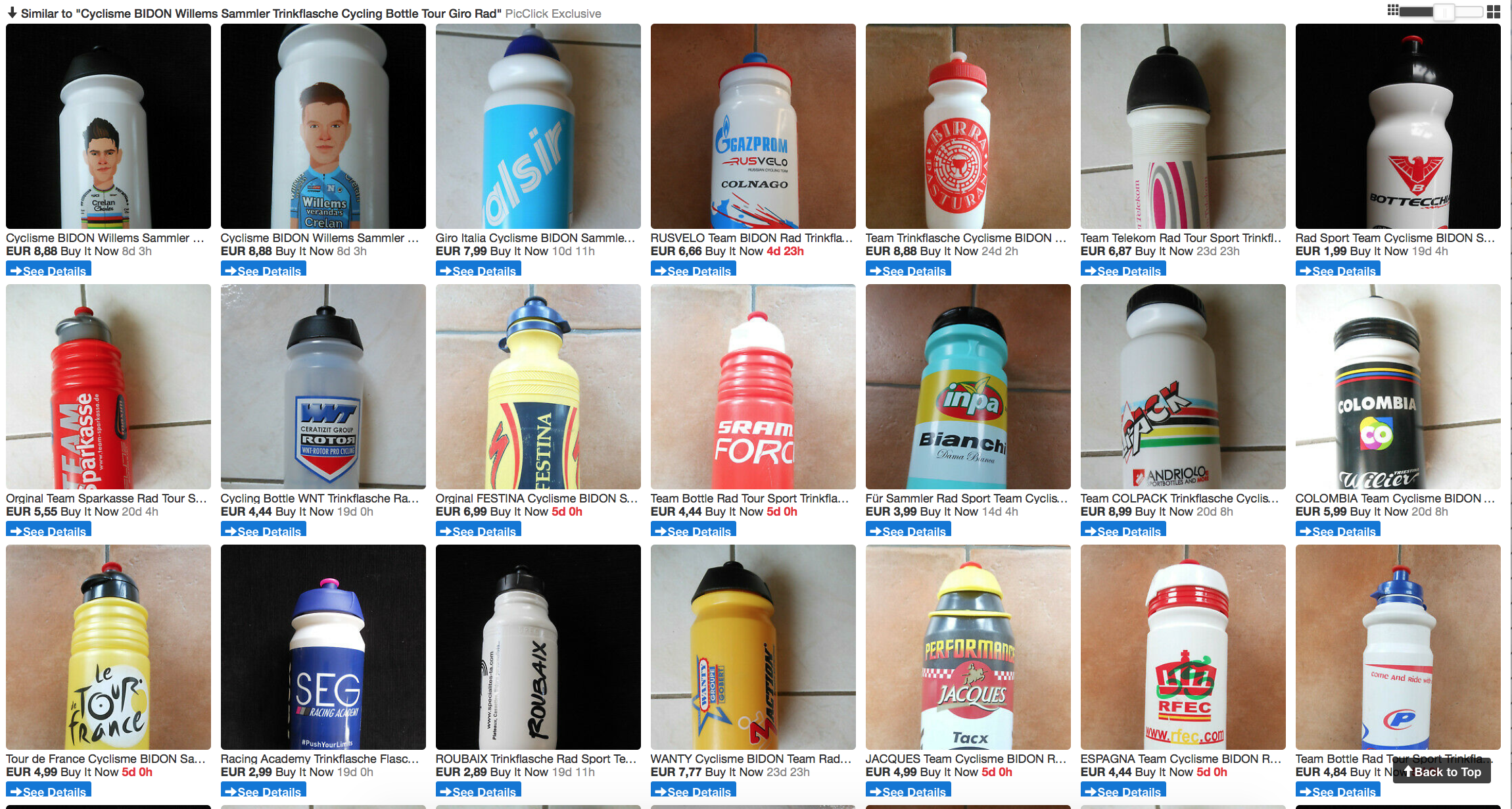 Cycling bidons sale