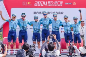 ASTANA QAZAQSTAN TEAM Long Sleeve Jersey 2024 light blue