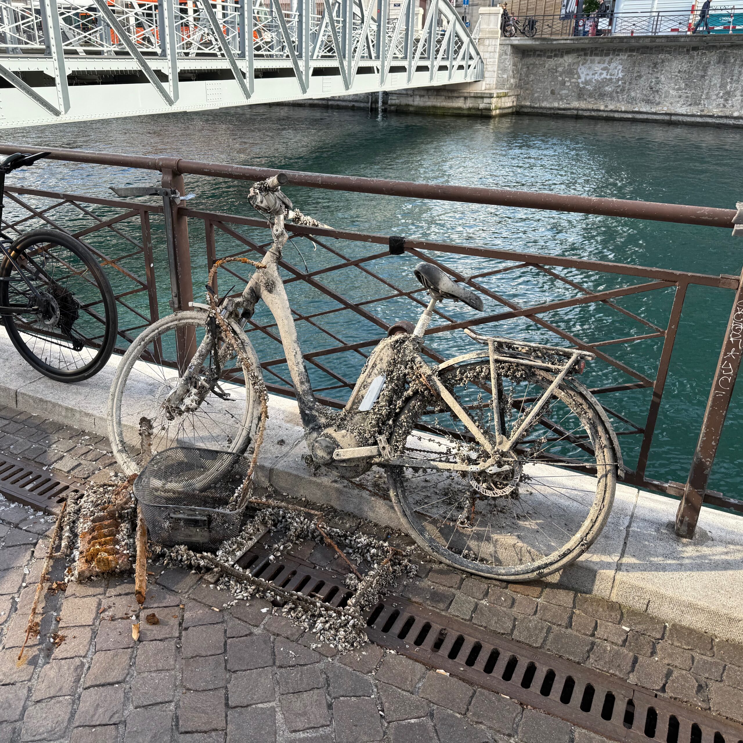 Bikes aren’t as submersible asi we think they are, trust me on that one.